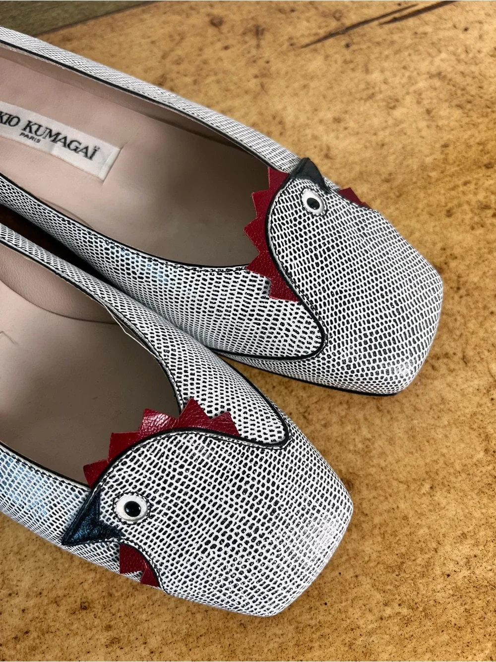 Vintage Tokio Kumagaï Rooster Shoes EU39 Made Italy Rare Avant Garde Designer